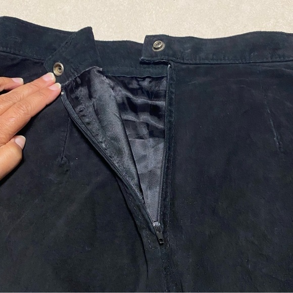 Daniel Marcus Suede Leather Pencil Skirt Size 12 - Picture 5 of 14